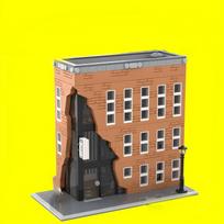 City hot selling street view Moc modular reconstruction construction company DIY creative children's toys birthday gift PDF Guide by Email
