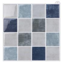Trendy Self-adhesive Peel and Stick Backsplash Waterproof 3D Wallpaper Oil Proof Home Decor Stick Tile for Kitchen Bathroom