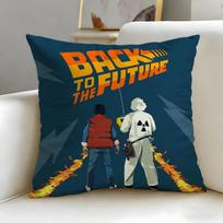 classic movie Back To The Future Cushion Cover Soft & Easy-Wash Pillow Case – Versatile for Couch, Bed, Travel and Office 30cmx30cm