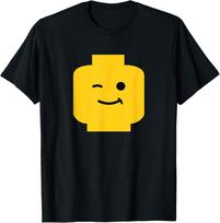 Mirksintis Winky veidas Minifigūros Plytų žaislas Marškinėliai Marškinėliai Unisex Marškinėliai XL