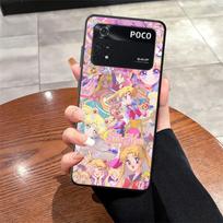 Beautiful Sailor Moon Case for Xiaomi Poco F8 M3 M4 M7 Pro F1 X3 X4 X5 X7 Pro C61 M5 C75 C50 C71 F3 Black Soft Phone Cover Poco X5