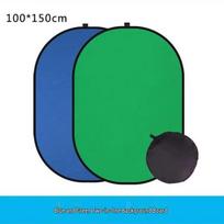 OLOEY Round Collapsible Green/Blue Screen Background