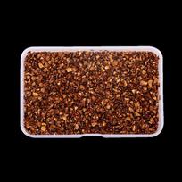 Colorful Irregular Handmade Glass Gravel Nail Art Set 30g/box šviesiai ruda spalva