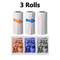 Kids Camera Paper Roll Refill Color-Developing Red Green Blue, Thermal Instant Camera Photo Printer for Girls Boys Birthday Christmas Gifts 3 Rolls aero