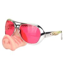 Big Nose Eyewear Halloween Cosplay Party Decors Glasses Costume Photo Glasses raudona