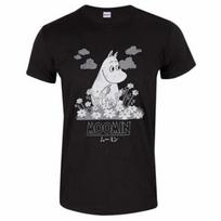 MOOMIN Unisex Suaugusiųjų Gėlės Japoniški Marškinėliai S įvairiaspalvis