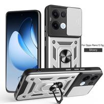 For OPPO Reno13 Case Oppo Reno13 Pro Cover Reno 13 Pro 5G Magnetic Ring Holder Armor Phone Case Slide Camera Protect Back Cover OPPO Reno13