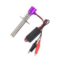 Žaislai berniukams, mergaitėms 6–24 V elektroninio pakaitinimo žvakės paleidimo uždegiklio atnaujinta dalis, skirta 1/10 1/8 HSP RC automobiliui violetinė
