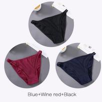 3Pcs/Set Sexy Panties Women Underwear Waist Hollow Cotton Briefs For Girls Low-Rise Bikini Female Lingerie Comfortable Underpants XL