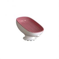 Super Suction Cup Soap Dish With Drain Water For Bathroom Soap Holder Kithcen Sponge Holder Soap Container Bathroom Supplies MYY 1PC rožinė