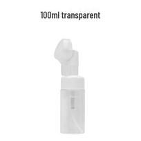 Silikoninis putplasčio šepetėlio buteliukas veido valymui (100 ml / 150 ml) 100ml skaidri