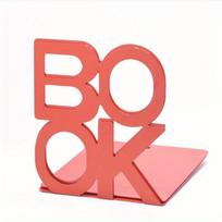2pcs Bookend Book Stand Support Sample Bookend Iron Desktop Art Non Slip Rack Shelf Holder School Stationery Office Accessories raudona