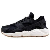 Nike Air Huarache Run Premium Juodi Gyvatės Rašto Moteriški Sportbačiai Juoda-Balti-Guminiai-Vidutiniškai Rudi 683818-011 36.5