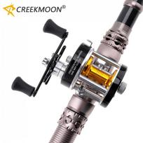 Full Metal Drum Fishing Reel Gear Ratio 3.8:1 Black Right Hand Saltwater Fish Trolling Wheel Casting Sea Fishing Tool Accessory Right Hand juoda