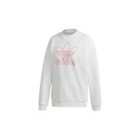 Adidas Originals Trefoil Crew Sweatshirt Letter Print American Vintage Sports Women sweatshirt White GD2281 32