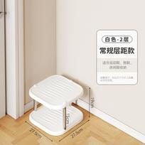 Household shoe storage rack, shoe rack finishing at the entrance of the dormitory room, heightening and deepening, multi-functional finishing rack