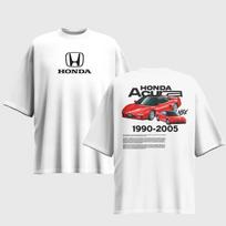 Honda vyriški ir moteriški marškinėliai vasara nauji medvilniniai marškinėliai Honda ACURA NSX unisex trumpomis rankovėmis pavasaris ruduo motociklas dviratis viršus M