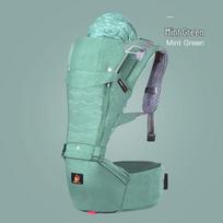 Bei Rooya Baby Carrier & Hip Seat mėtų žalios spalvos
