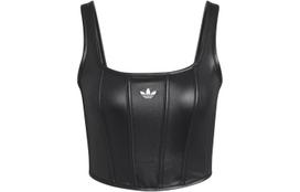adidas originals Moteriškas korseto tipo topas Juodas IX1912 XXS