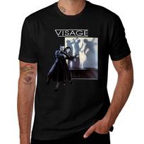 Visage Album Art Steve Strange 80's Retro Punk New Wave Band Original Art Design T-Shirt Cotton T Shirts Man 100% T-Shirt S juoda