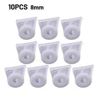 Nylon Pot Paint Filter Suction Feed Spray Tool White 10 PCS/Set 120 Mesh 8MM
