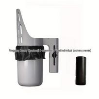 Cross-Border Cat Litter Scoop & Waste Storage Box for Cats & Dogs Box with 1 roll trash bags pilka spalva