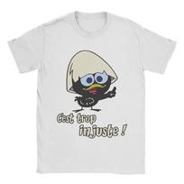 Vyriški Moteriški Grafiškai Spausdinti Calimero Juodas Viščiukas Marškinėliai T-shirt 100% Medvilnė Marškinėliai Drabužiai S