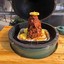 Vertikalus Tacos Al Pastor iešmas Nerūdijančio plieno Brazilijos kepsninės iešmas Vertikalus suktukas Stovas Šavarma Kebabai Giros BBQ Kepimas CN