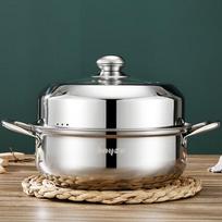 BAYCO 28cm Stainless Steel Multi-purpose Steamer Pot