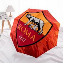 AS Roma raštas, automatiškai susilankstantis skėtis, nešiojamas ir sulankstomas dizainas, 8 strypai, kalėdinė arba gimtadienio dovana. įvairiaspalvis