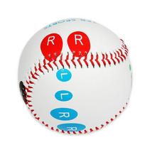 PVC Pitch Training Baseball with Finger Placement Markers Standard 9inch Baseball Pitching Trainer Kit Training Aid