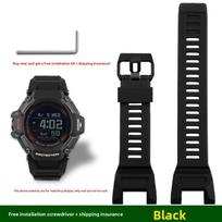 Aukštos kokybės guminis dirželis Casio 3515GBD-H2000 vyriškam alpinizmo sportiniam laikrodžiui silikoninė apyrankė Su įpjovomis Apyrankės priedai For GBD-H2000 juoda