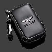 Odinis automobilio rakto dėklas Raktams Pilnas apsauginis apvalkalas Maišelis Naujam Bentley Flying Spur Continental GT Bentayga Mulsanne Aksesuaras juoda