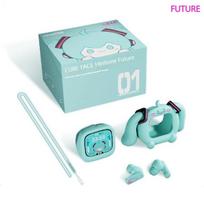 Hatsune Miku Jutiklinis Ekranas Interaktyvus Belaidis Bluetooth Anime Periferinis Ausinių Dovanų Dėžutė Kubas Veido LCD Vaikų Žaislas Kalėdinės Dovanos