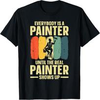 Best Painter Art For Men Women Painting Job House Painter T-Shirt S juoda