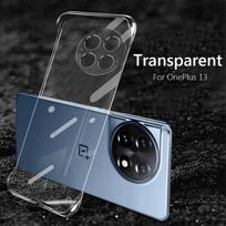 Berėmelis Magnetinis Plonas Dėklas Magsafe Skirtas OnePlus 13 One Plus 13 OnePlus13 5G Belaidis Įkrovimas Kietas Galinis Dangtelis For OnePlus 13 skaidri