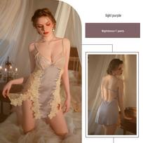 Žavingas nėriniuotas patchwork naktinis - Gundytojas ir vilionė Size M