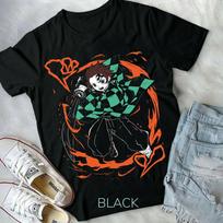 Demon Slayer Kimetsu no Yaiba T-Shirt Manga,Nezuko,Tanjiro Tee All Size S