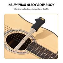 Guitar Bow with Guitar Pick for Folk Acoustic Guitar Picasso Bow Stringed Instrument Double Sided Bow Hair Guitar juoda