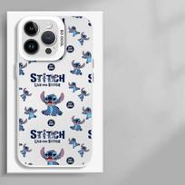 Cute Blue Stitch Phone Case For VIVO V40 V50 Lite V60 Y04 Y17S Y19S Y27 Y29 Y15S Y400 Y22S Y16 V23 V29 V25 Pro Hard IMD Cover Y19S