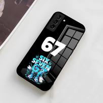 67 Šeši Septyni Telefono dėklas Samsung A56 A36 A26 A16 A15 A25 A35 A55 A14 A34 A24 A54 Stiklinis dėklas Samsung A24 4G