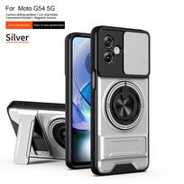For Motorola G54 Case Moto G54 Power Cover Moto G64 5G case  Magsafe Magnetic Fold Holder Military Armor Camera Protection Cover Motorola Moto G54 Power