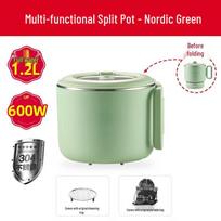 ZISIZ Foldable Electric Hot Pot & Steamer
