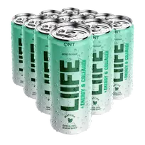 Funkcinis gėrimas QNT Energy & Collagen Matcha Green Tea & Mint, 250 ml x 12 vnt.