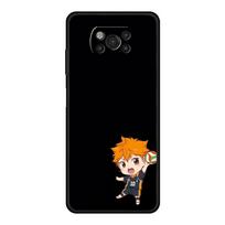 Silicon Smartphone For Xiaomi POCO X3 NFC F3 10T 9T M4 Pro 5G 11T M3 X4 F4 GT MI 11 lite Haikyuu Volleyball Anime Celular Case POCO X3
