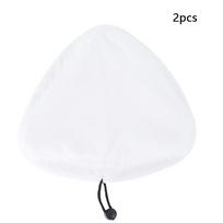 2PCS Replacement Washable Triangular Steam Mop Microfiber Cloth Pad
