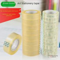Jinwei Skaidri lipni juosta: 12mm/18mm, Vienašalis, skirtas studentams ir biurui 1.2CM*15Yards/12Rolls