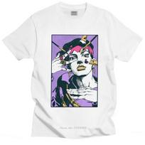 Classic Rohan Kishibe T-Shirts Men Jojos Bizarre Adventure T Shirt Anime Jjba Manga T-shirt  Cotton Tee Tops Clothes Merch S