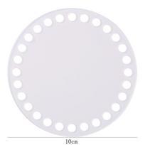 2pcs/set 10/12/15/18/20-cm Round Shape Clear Acrylic Base Mould For Knit Bag DIY Woven Bag Transparent Board