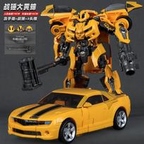 Baiwei Tw1025 Karo Plaktukas Bumblebee 2-in-1 Automobilis-Robotas Transformuojami Žaislai Plastikinis Modelis Kolekcionuojamos Veiksmo Figūrėlės Berniuko Dovana